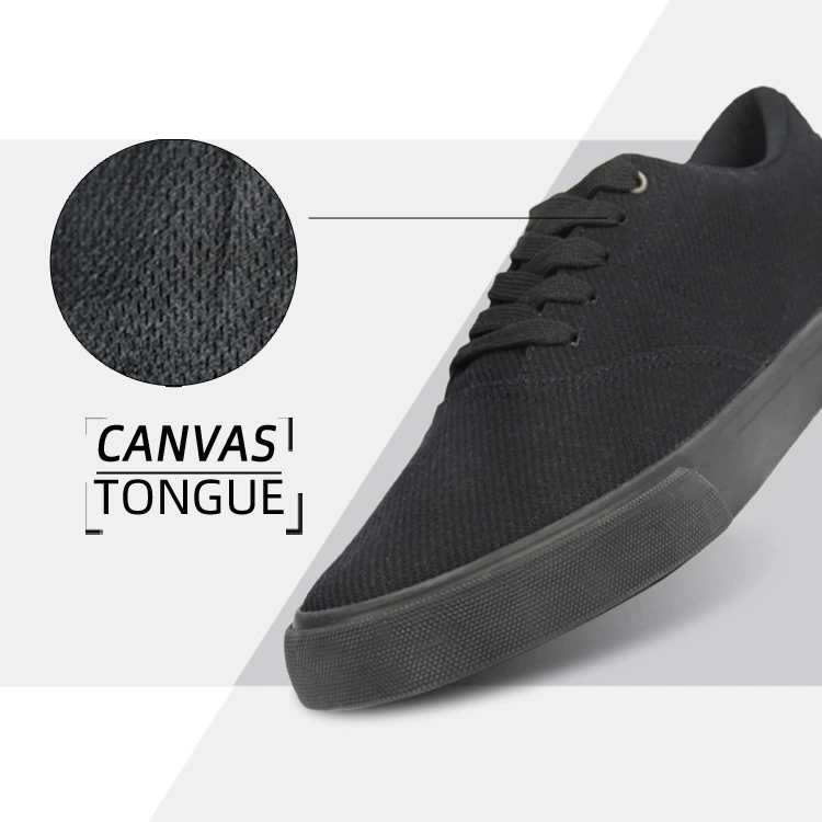 black low top canvas shoes supplier