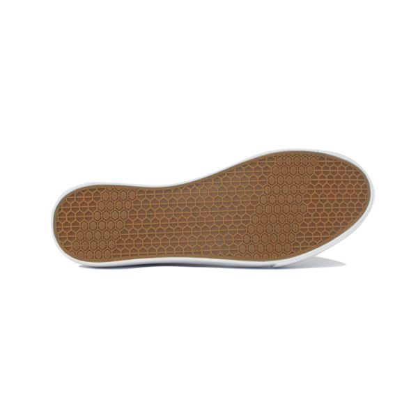 White leather shoes outsole