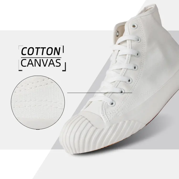 Off white low vulcanized canvas sneakers supplier