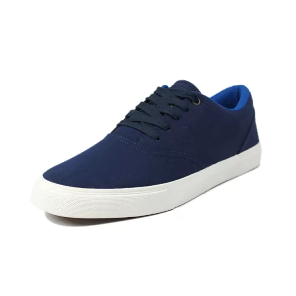mens navy canvas shoes factory