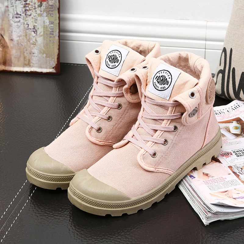Black canvas boots manufacturer