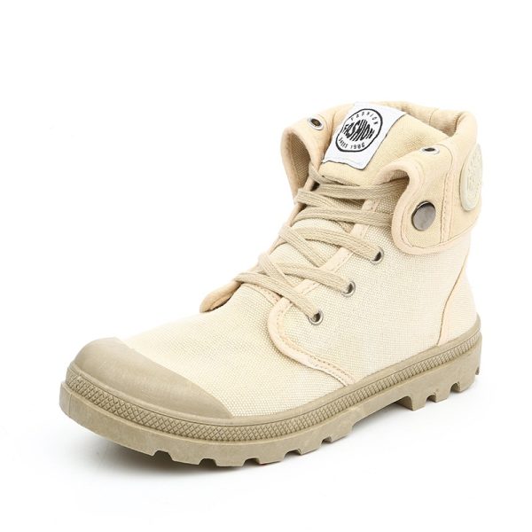 Black canvas boots original supplier