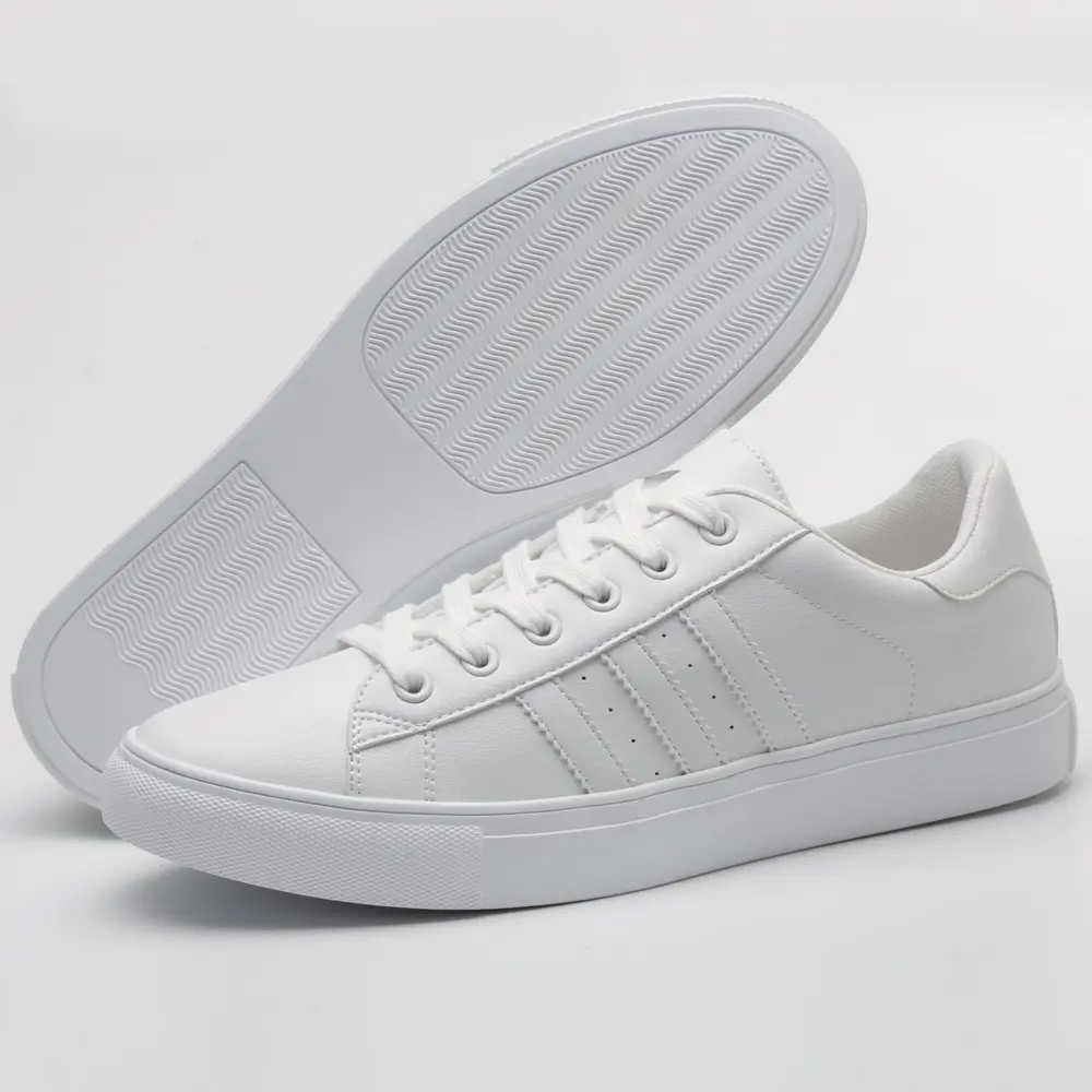 fashinon Classic pure white canvas shoes