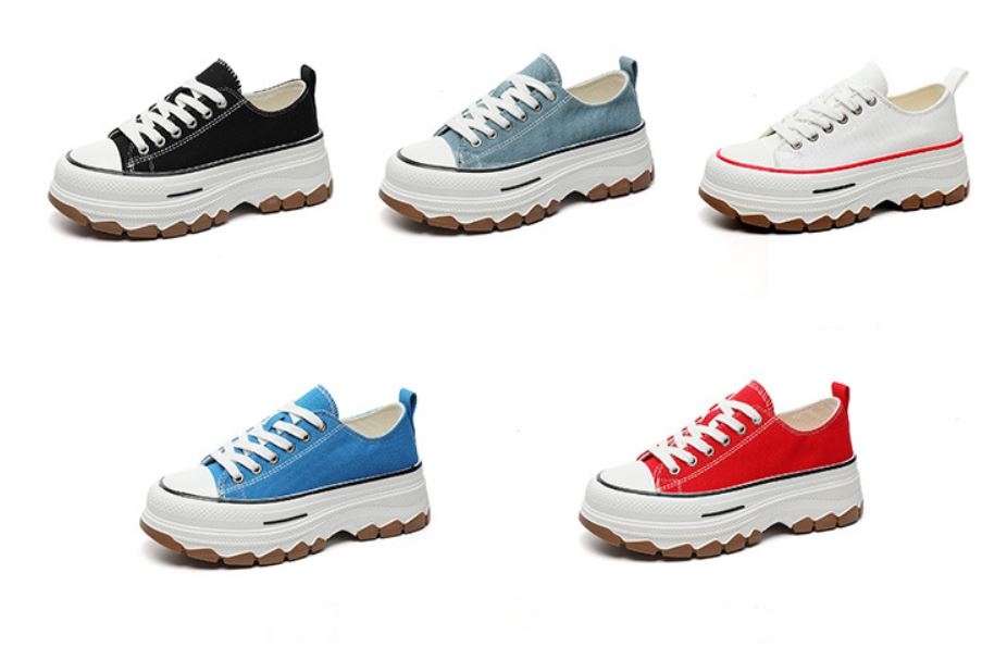 wholesale blue canvas shoes