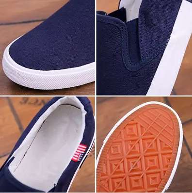 detail of canvas shoes aesthetic