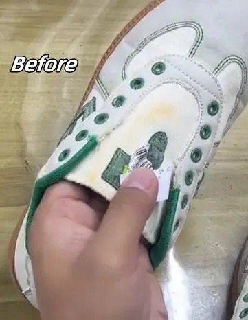 how to clean colored canvas shoes-before
