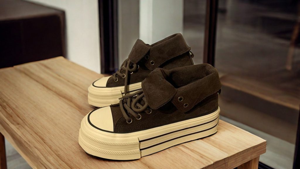 feature of canvas shoes for wide feet