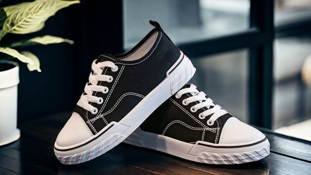 features of canvas shoes low top