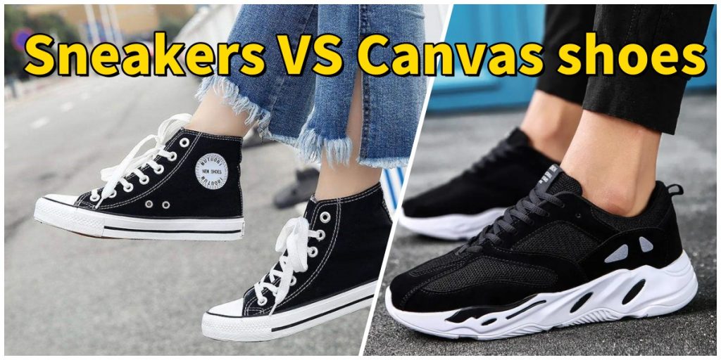 sneakers and canvas shoes