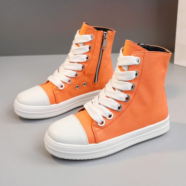 high top women canvas shoes factory