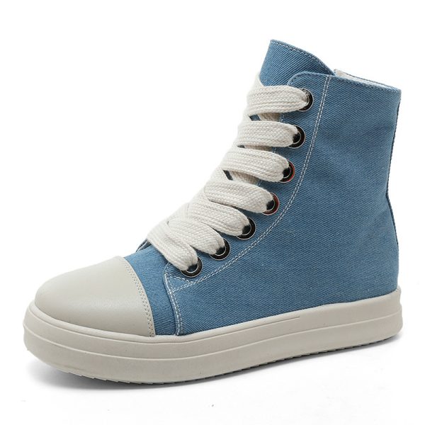 high top women canvas shoes