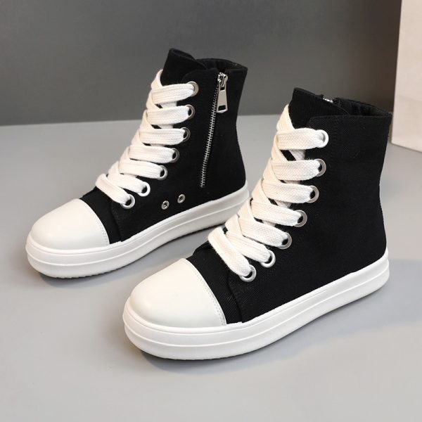 high top women canvas shoes factory