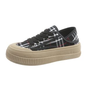 platform women canvas shoes