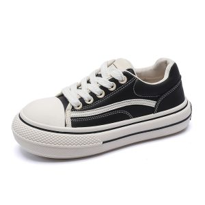 canvas platform sneakers