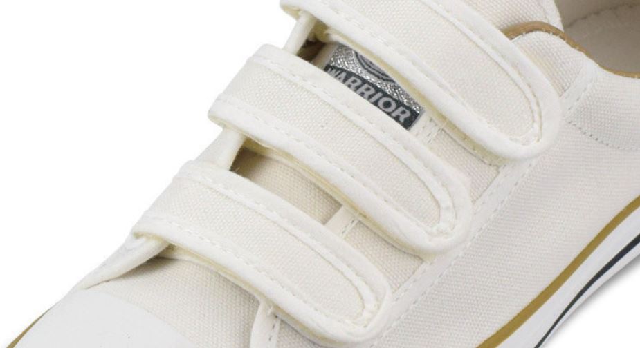 details of casual sneakers canvas shoes