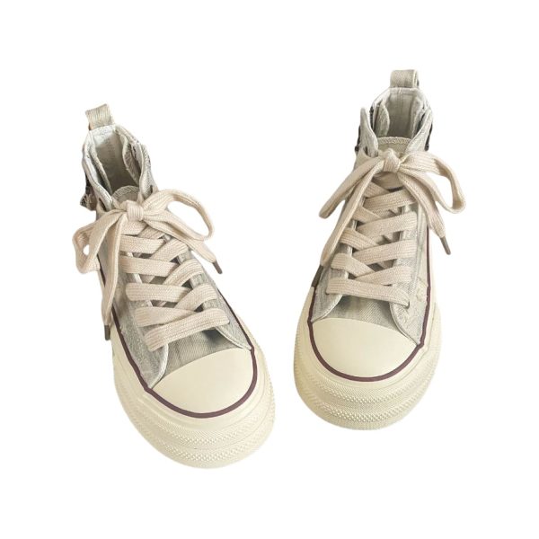 high-top canvas sneakers wholesale