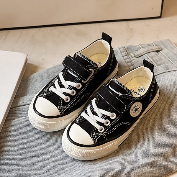 Children's Velcro canvas shoes manufacturer