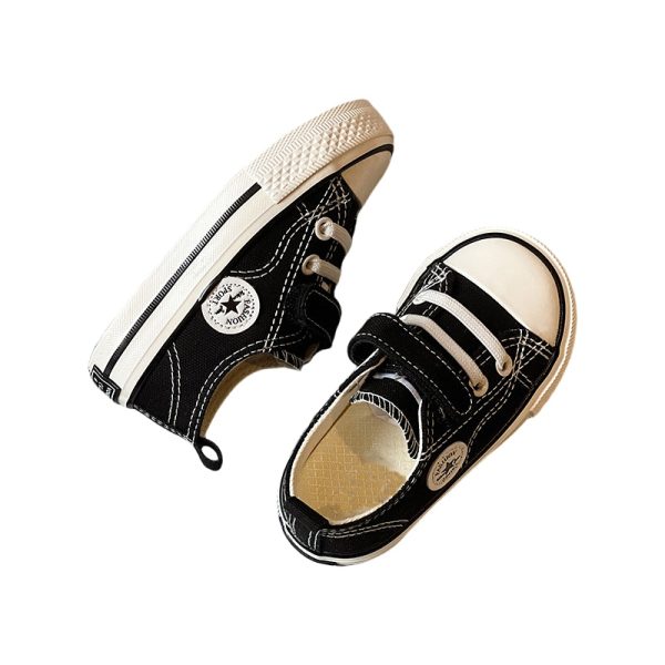 Children's Velcro canvas shoes supplier