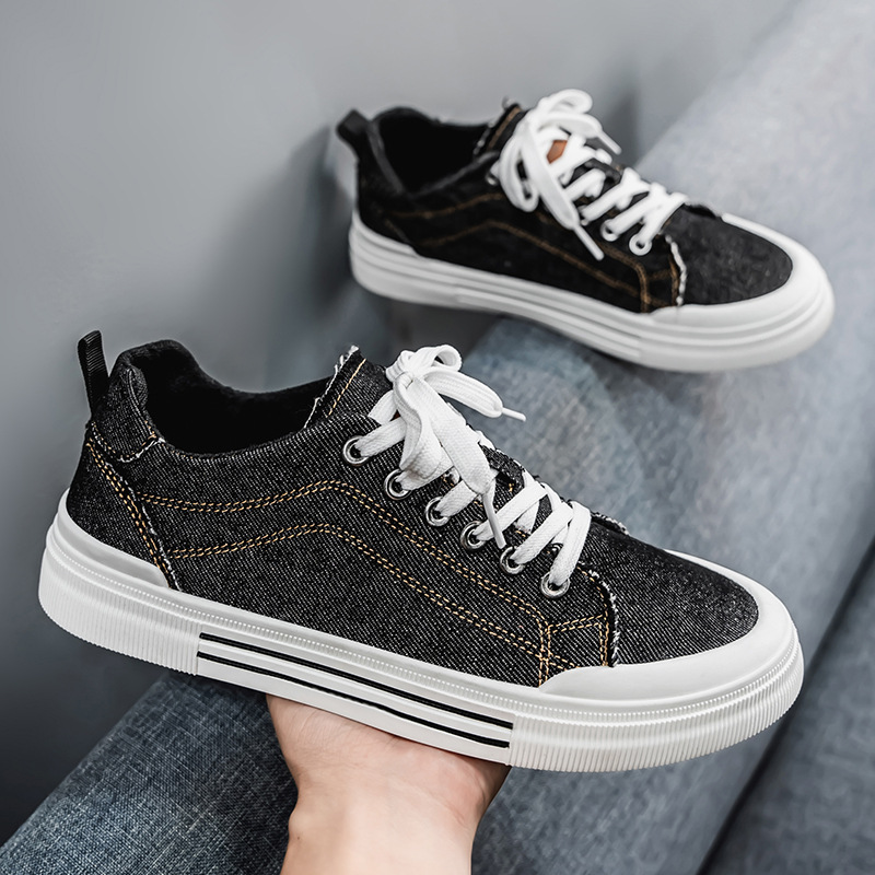Jeans canvas shoes factory supplier