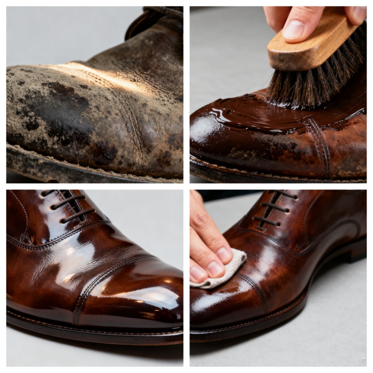 Clean Leather Shoes