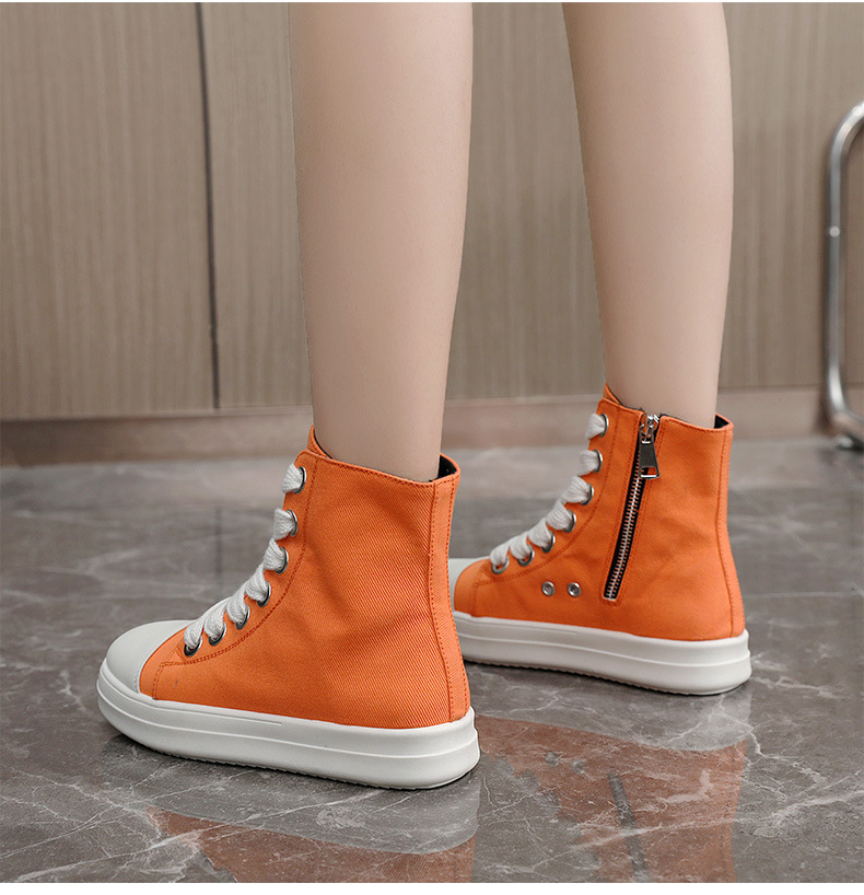 Canvas high top platform converse